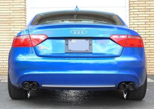 Audi S5 Performance Exhaust - AWE Tuning - Cat-Back Track - Polished Silver - `07-`12